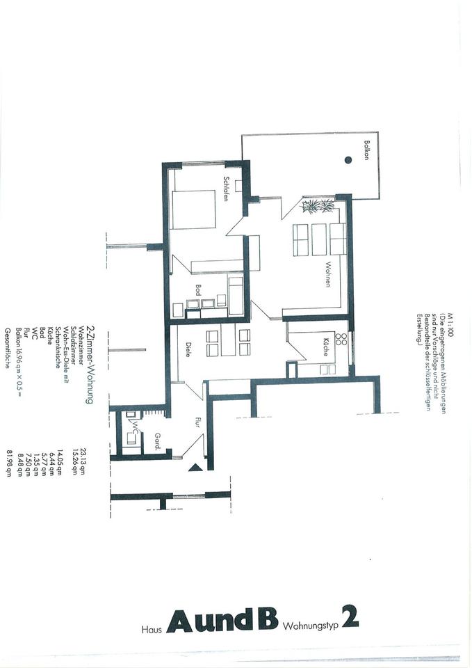 Thumbnail-Kernsanierte Erdgeschosswohnung mit großem Balkon & separatem Ein