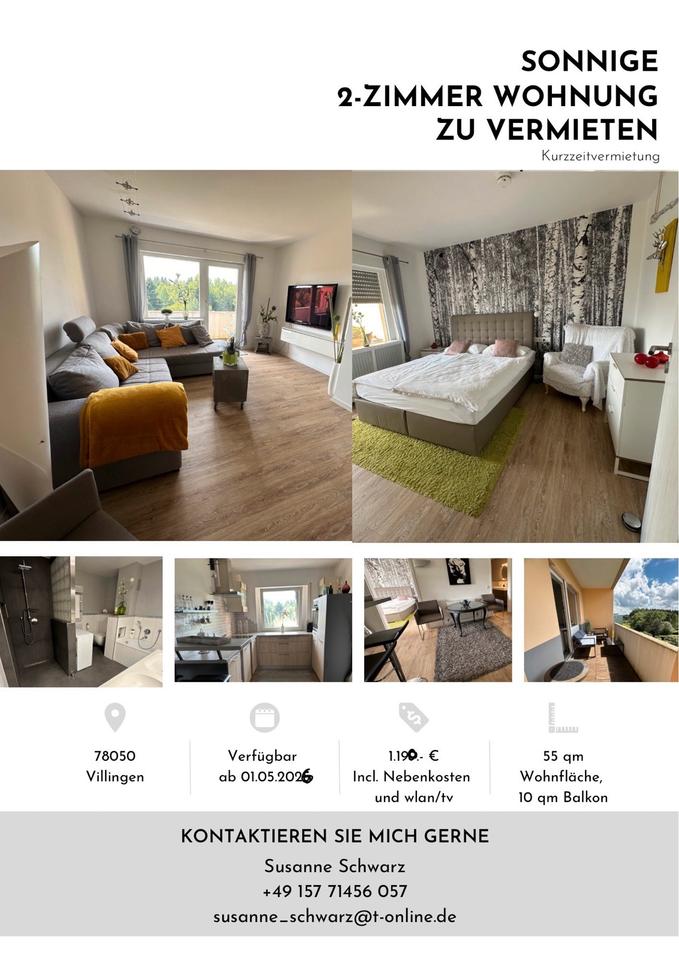 Thumbnail-Wunderschöne, möblierte 2 Zimmer Wohnung