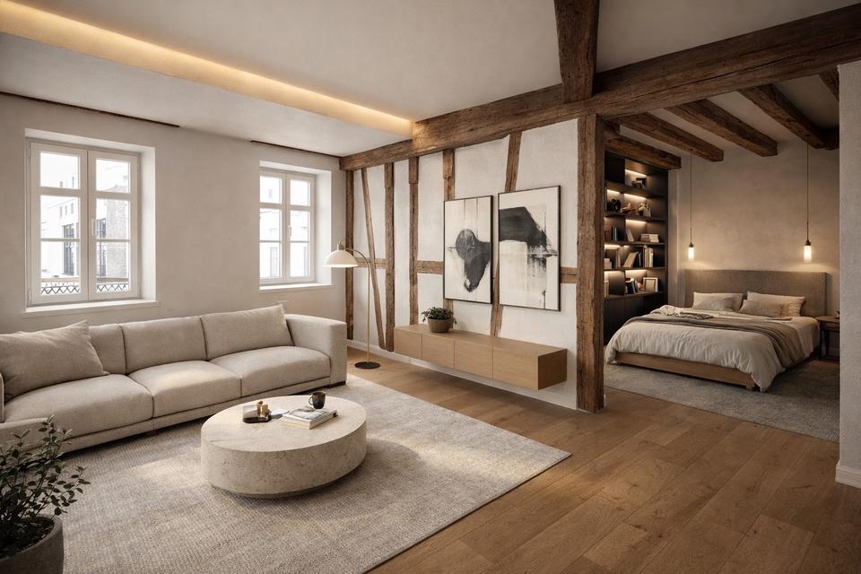 Thumbnail-Wohnen im Denkmal, Eigentumswohnung 100qm, AfA