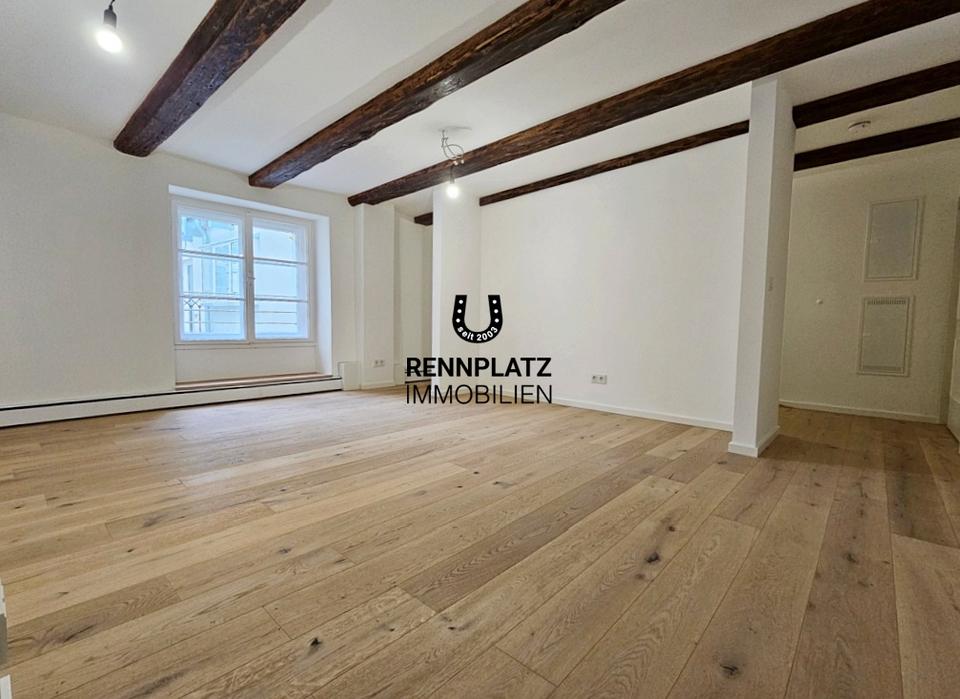 Thumbnail-Traumhaft sanierte 3-Zimmer-Wohnung mit ca. 19 m² Dachterrasse in der Regensburger Altstadt. Frei.
