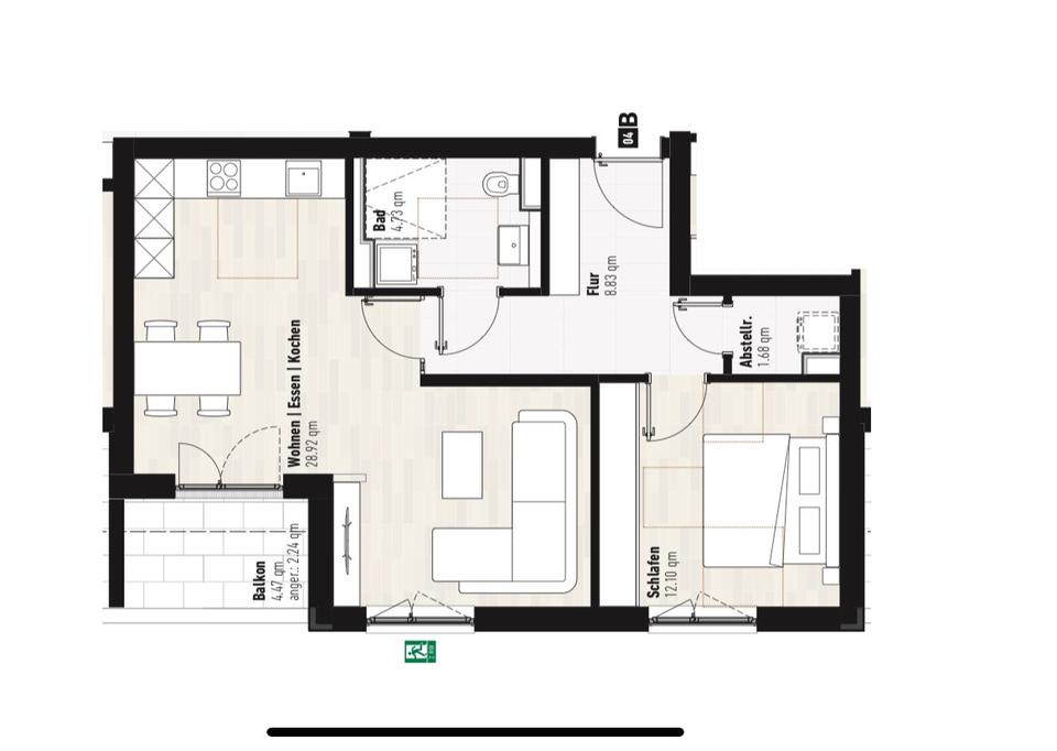 Thumbnail-Erstbezug! Moderne 2-Zimmer-Neubauwohnung in Mering zu vermieten