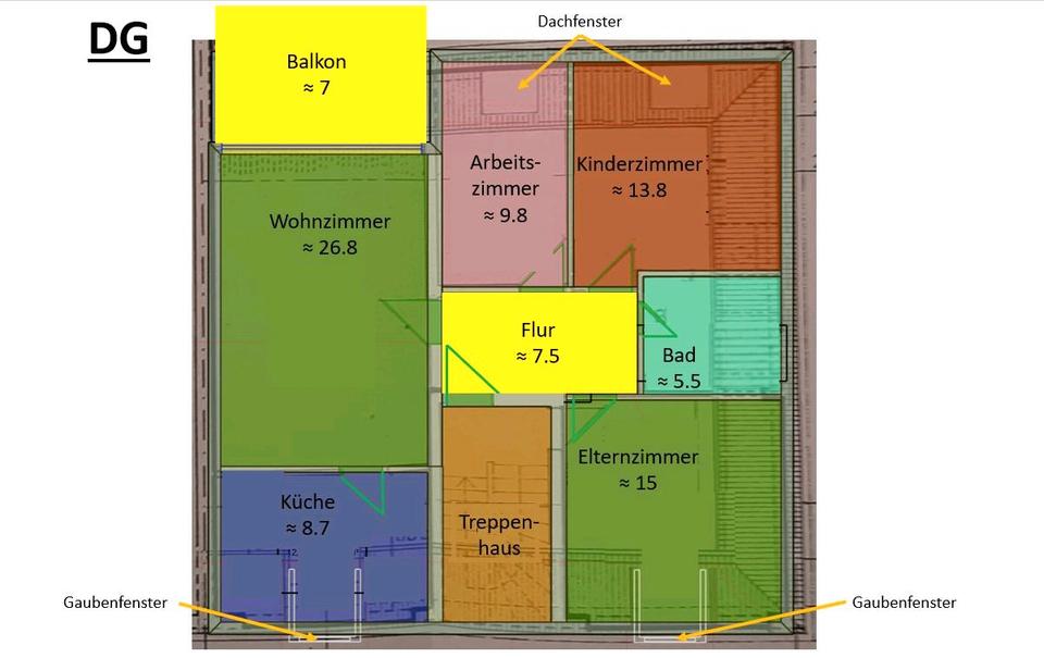Thumbnail-4-Zimmer-Wohnung ca. 90 m² mit Balkon in Aachen-Brand