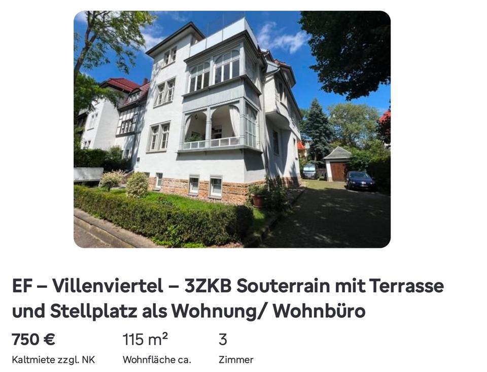 Thumbnail-Ruhige 3-Zimmer-Souterrainwohnung – ideal für Paare, kleine Famil