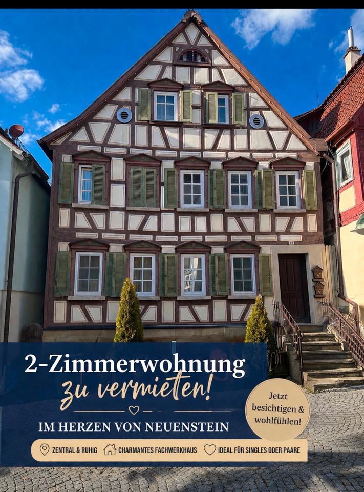 Thumbnail-Charmante 2-Zimmer-Wohnung mitten in der Neuensteiner Innenstadt