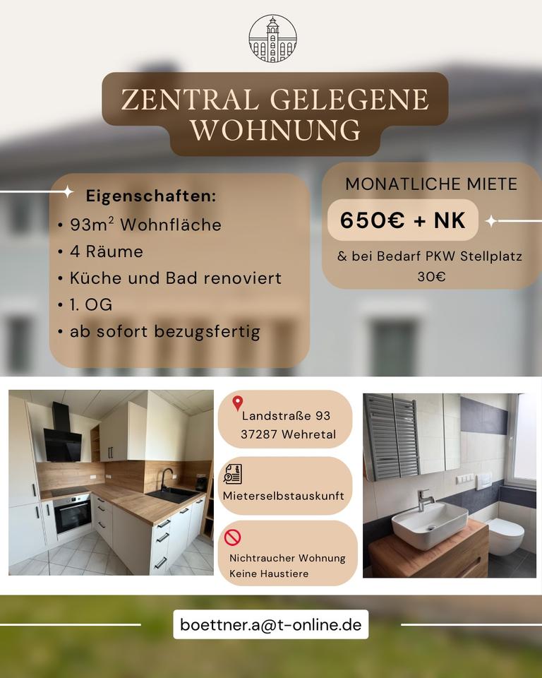 Thumbnail-Zentral gelegene, neu renovierte Wohnung