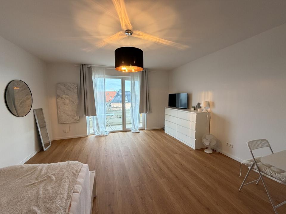 Thumbnail-Modern sanierte 1-Zimmer-Wohnung mit Sonnenbalkon in Mrfelden-Walldorf