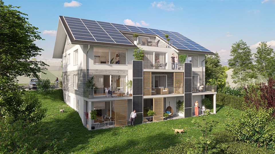 Thumbnail-ERSTBEZUG I Natürlich aus Holz: Helle, wohngesunde 1,5-Zimmerwohnung in Singen-Volkertshausen