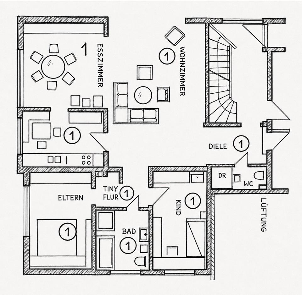 Thumbnail-Schöne große Wohnung in Friedewald