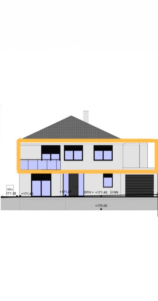 Thumbnail-Moderne Neubauwohnung (Erstbezug) – 3,5 Zimmer, neue Küche Balkon