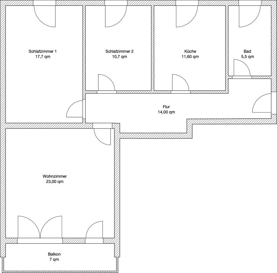 Thumbnail-Frisch sanierte 3-Zimmer-Wohnung mit Balkon