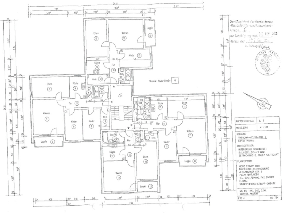 Thumbnail-Helle 3,5-Zimmer Wohnung, 2 OG, Hanau, von Privat ohne Provision