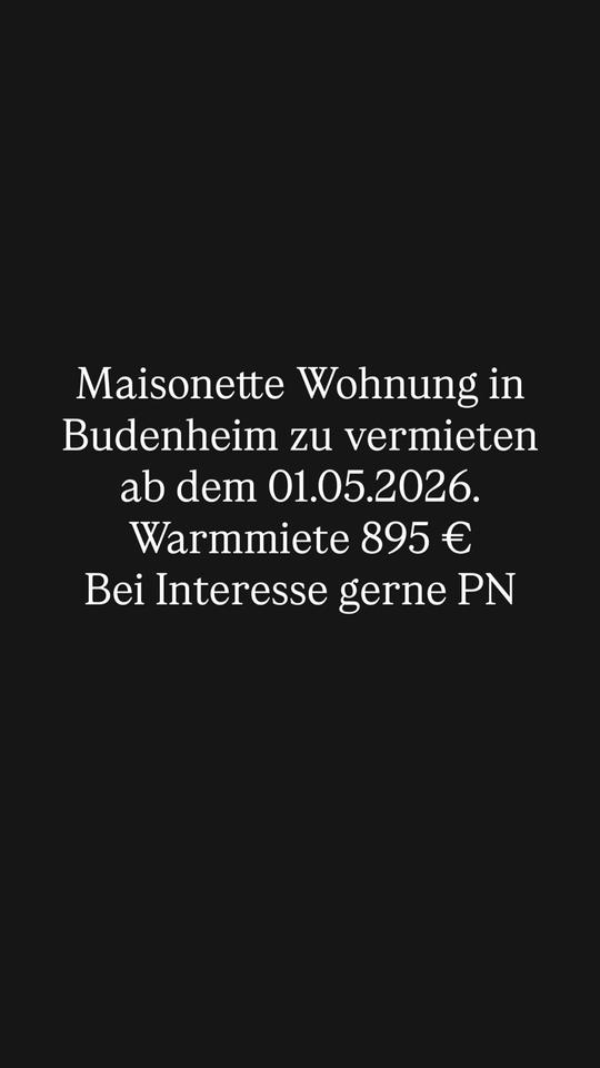 Thumbnail-Schöne Maisonette-Wohnung in Budenheim 55257