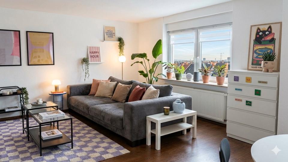 Thumbnail-Lichtdurchflutetes Wohnglück: 2,5-Zimmer-Wohnung mit Balkon