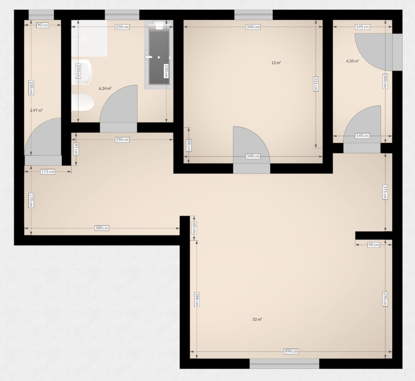 Thumbnail-2-Raum Wohnung zu vermieten