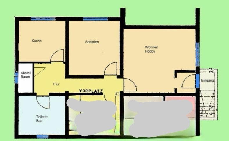 Thumbnail-2 Zimmer Souterrain Wohnung