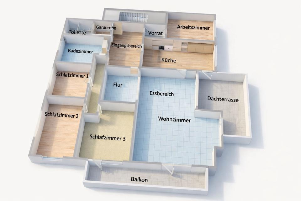 Thumbnail-Großzügige 182 m²‑Wohnung mit zwei 15 m²‑Balkonen