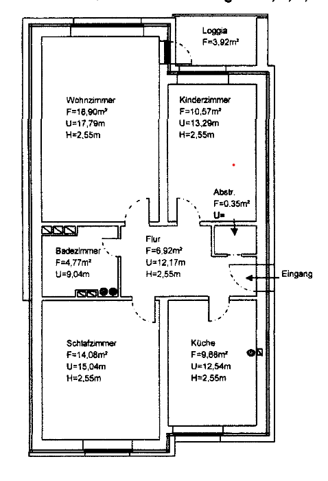Thumbnail-ZU VERMIETEN: - 3 ZKB - Wohnung in Emden-Borssum