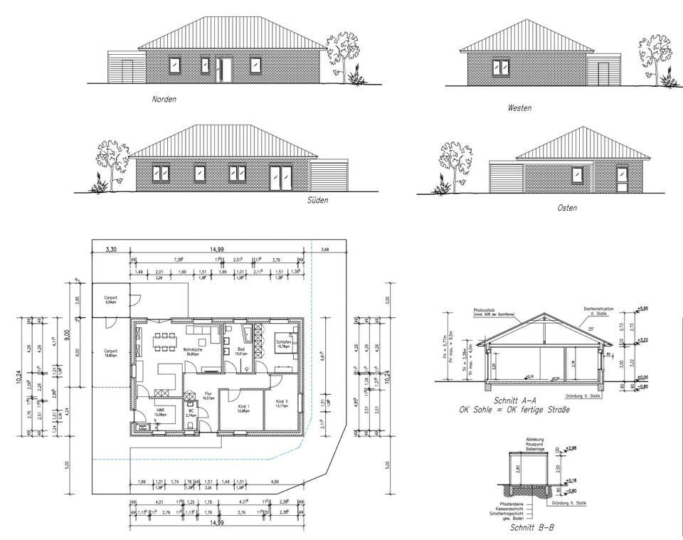Thumbnail-Exklusiver Neubau-Bungalow Moderne Technik, PV-Anlage & Carport