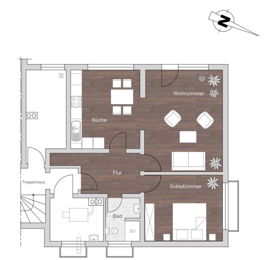 Thumbnail-Zweizimmerwohnung Bad Wildungen Reinhardshausen