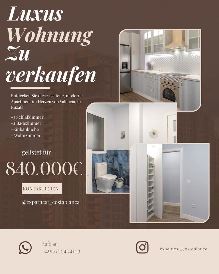 Thumbnail-Luxus Wohnung zu verkauf in Ruzafa, Valencia