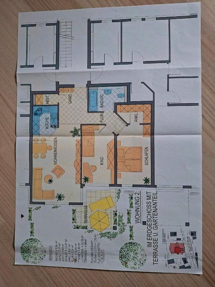 Thumbnail-Gepflegte 3,5 Zi. EG - Whg mit Garten und Tiefgaragenstellplatz