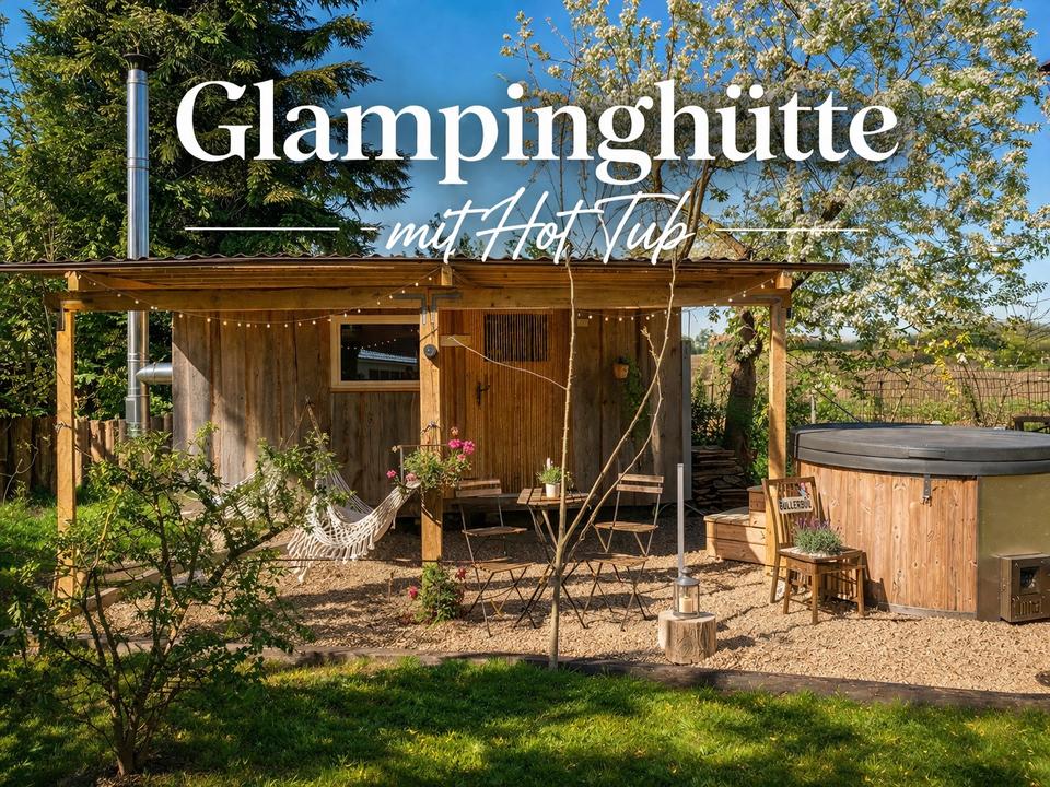 Thumbnail-Glampinghütte mit Hot Tub Holzhütte im Bauerngarten Ferienwohnung