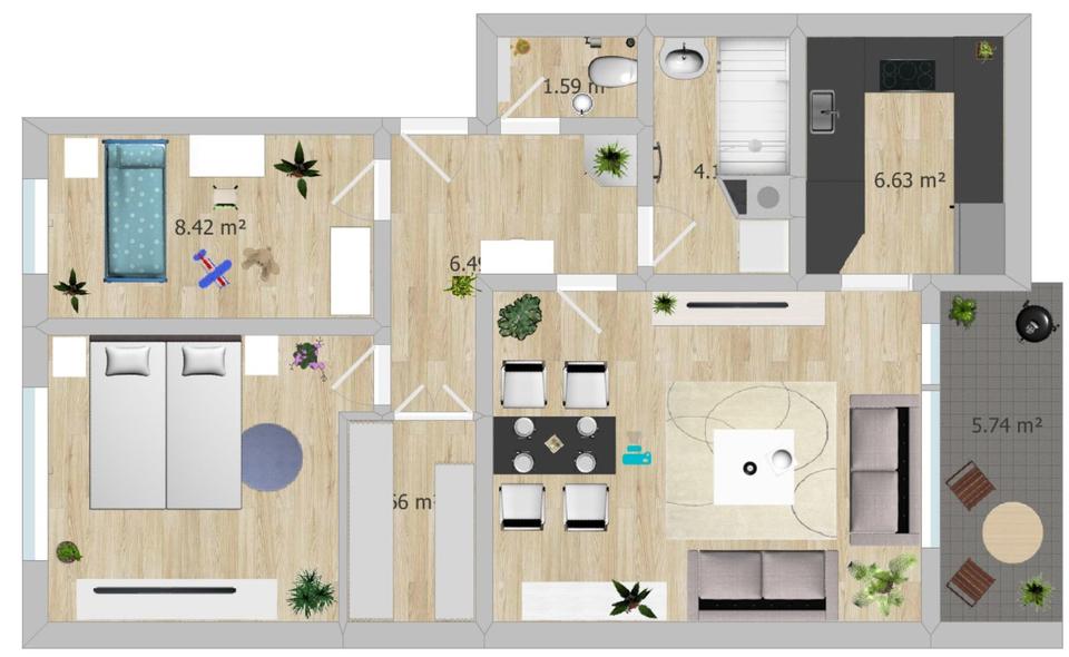 Thumbnail-‼️ 3 Zimmerwohnung zu verkaufen in Metzingen ‼️sofort frei