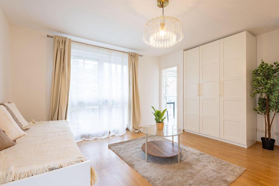 Thumbnail-Modernes, renoviertes 1-Zimmer-Apartment mit Balkon – sofort bezugsfertig