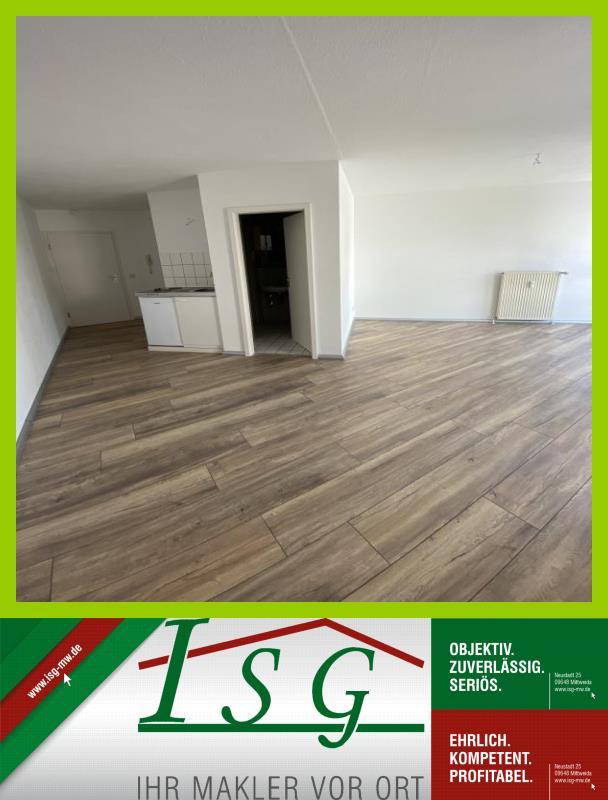 Thumbnail-Lichtdurchflutete 1-Raum Wohnung - inkl. EBK - Schicke Eckwohnung