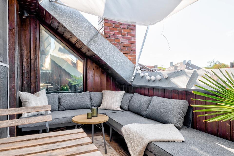 Thumbnail-Helle 3-Zimmer-Dachgeschosswohnung mit Süd-Loggia, separatem WC &