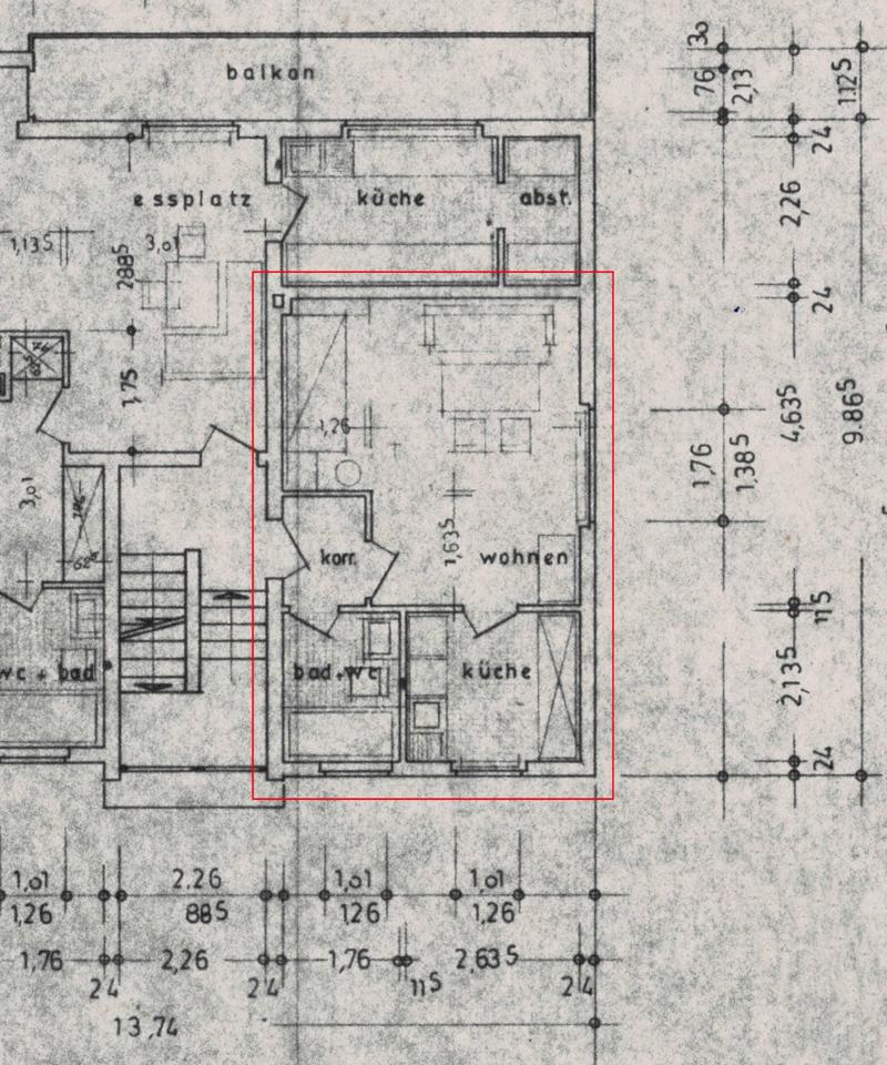 Thumbnail-Einzimmerwohnung mit 30 m² Wohnfläche in Werl-Oberbergstraße.