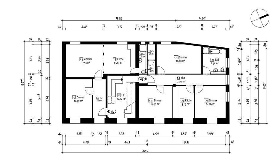 Thumbnail-2-3 Zimmer Wohnung im Obergeschoss – Stellplatz & Garten vorhande