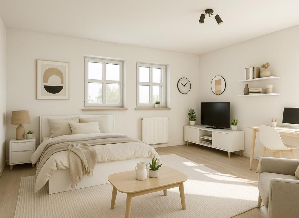 Thumbnail-1-Zimmer-Wohnung möbliert, warm inkl. Strom & Internet