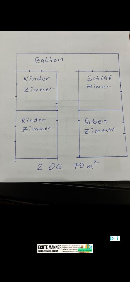 Thumbnail-Wohnung zu Vermieten Haiger Zentrum. Kaltmiete 800€