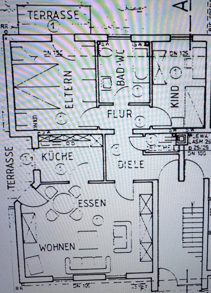 Thumbnail-3 Zimmer Küche Bad 80m2 Erdgeschoss Eppelborn Bubach