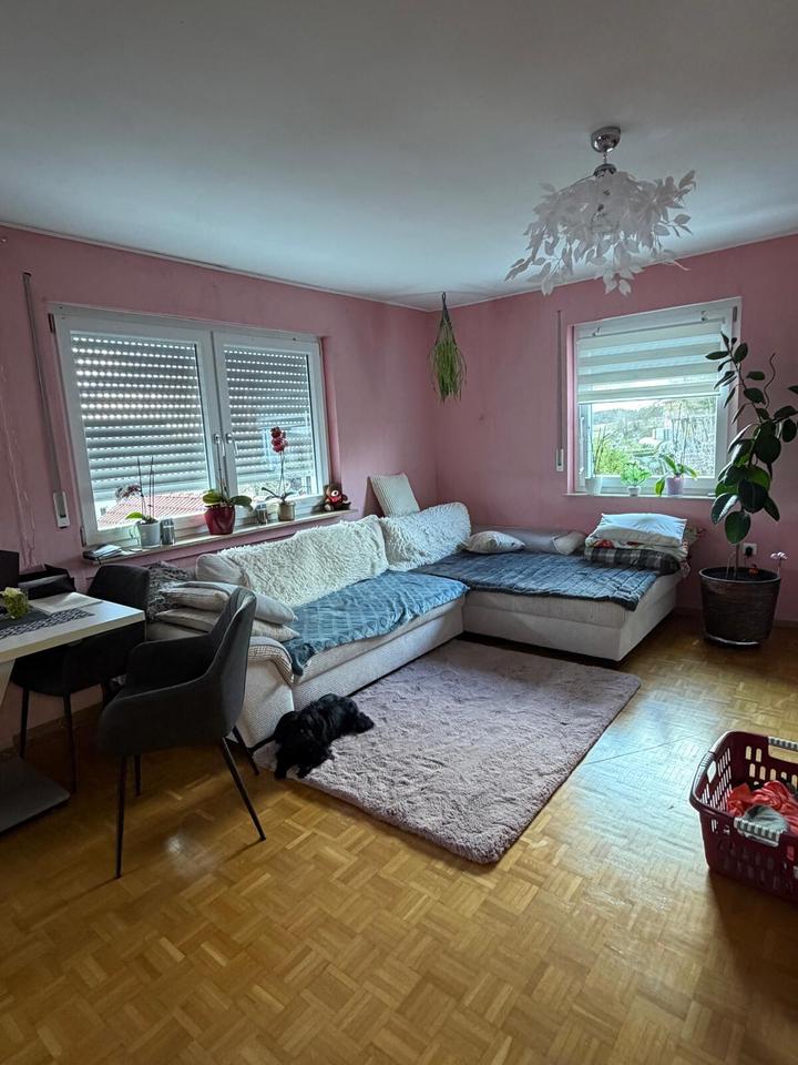 Thumbnail-Nur mit Wohnberechtigungsschein! Gepflegte 3-Zi-Wohnung mit Blick ins Grüne, Gartenanteil, Einbauküche und Stellplatz, nur mit Wohnberechtigungsschein