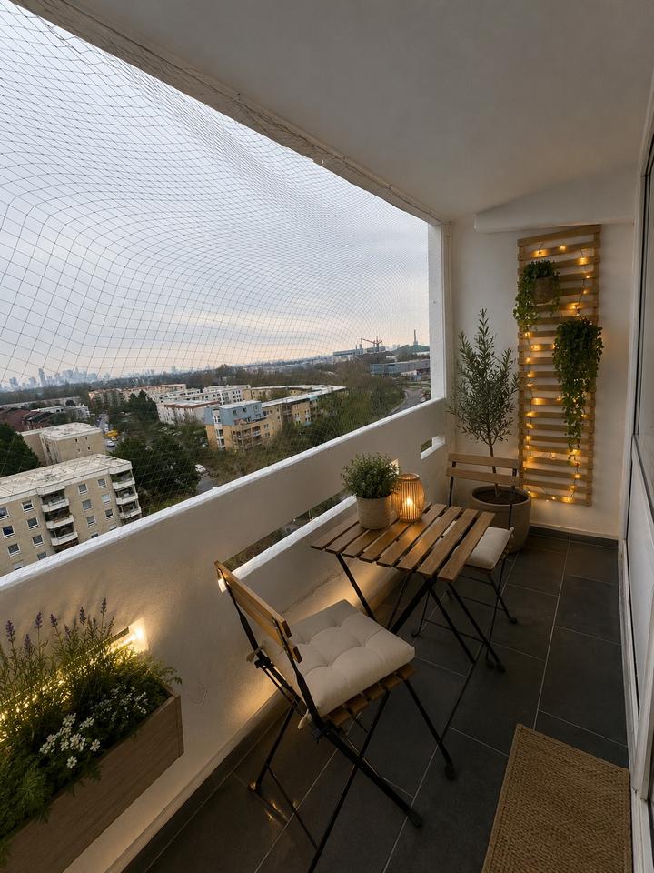 Thumbnail-Elegantes 1-Zimmer-Apartment mit Skyline-Blick in Frankfurt