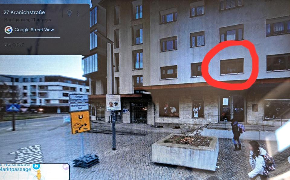 Thumbnail-2 Raum Wohnung 46,86 qm mit Balkon Nordhausen Mitte sofort frei