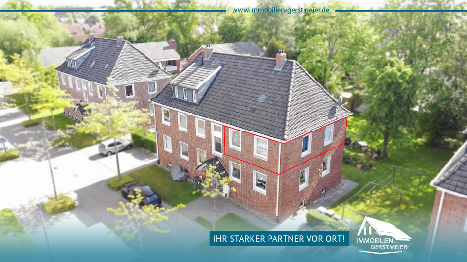 Thumbnail-2-Zimmer-Wohnung in fußläufiger Nähe zur Auricher Innenstadt