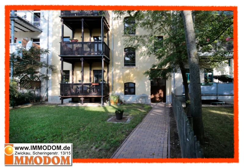 Thumbnail-3-Zimmer-Hochparterre-Wohnung mit BALKON in Zwickaus beliebtem Wohnquartier zu vermieten!