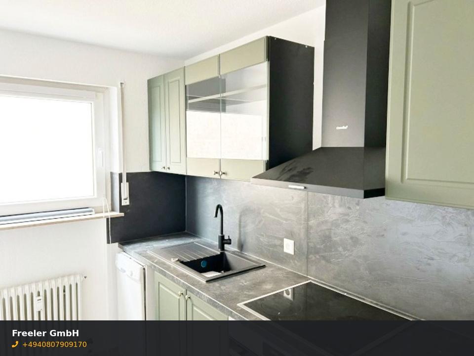 Thumbnail-2-Zimmer-Wohnung mit Einbauküche und Balkon in Heimfeld