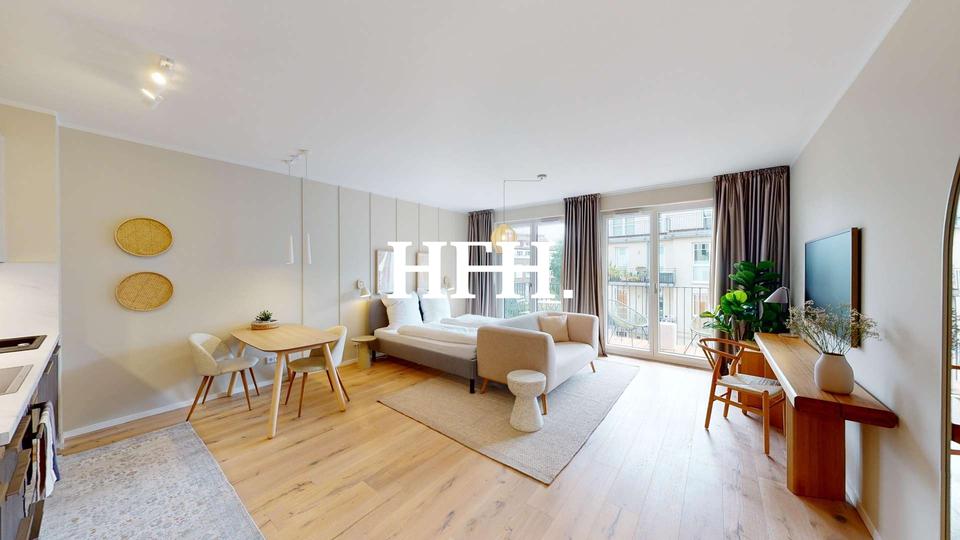 Thumbnail-Zur Miete: Luxus direkt an der Alster - möblierte 1-Zimmerwohnung