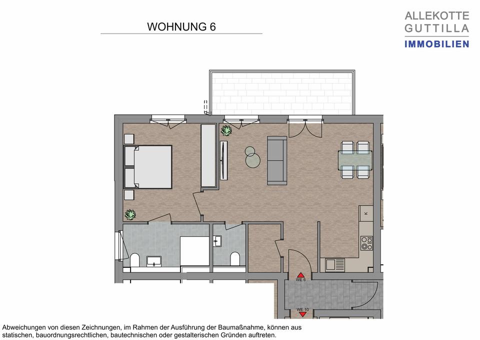 Thumbnail-Exkusive 2 Zimmer Etagenwohnung zur Miete-Erstbezug