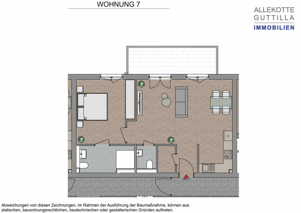 Thumbnail-Exkusive 2 Zimmer Etagenwohnung zur Miete-Erstbezug