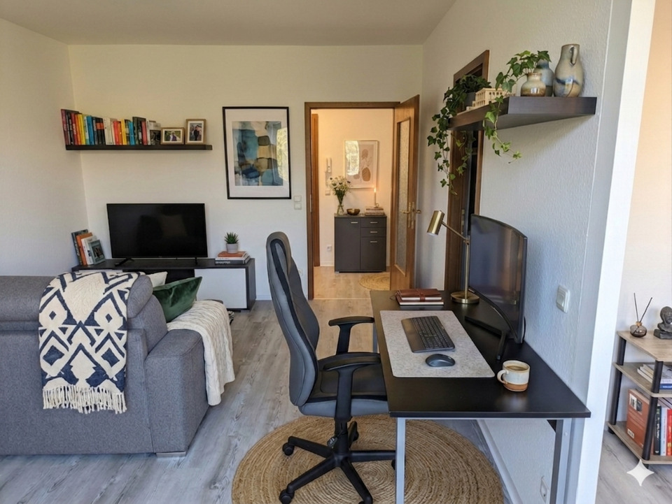 Thumbnail-Vollmöblierte 1,5 Zimmer Wohnung in verkehrsgünstiger Lage