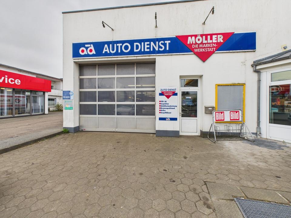Thumbnail-Top Gewerbestandort in Husum: Funktionsfähige Kfz-Werkstatt nahe B5 und Tankstelle