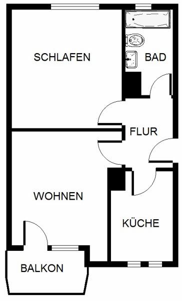 Thumbnail-Neue Wohnung, neues Glück! Ansprechende 2-Zi.-Wohnung