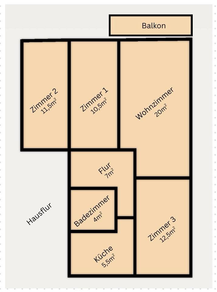 Thumbnail-Attraktive 4-Zimmer Wohnung in ruhiger Lage von Kolkwitz