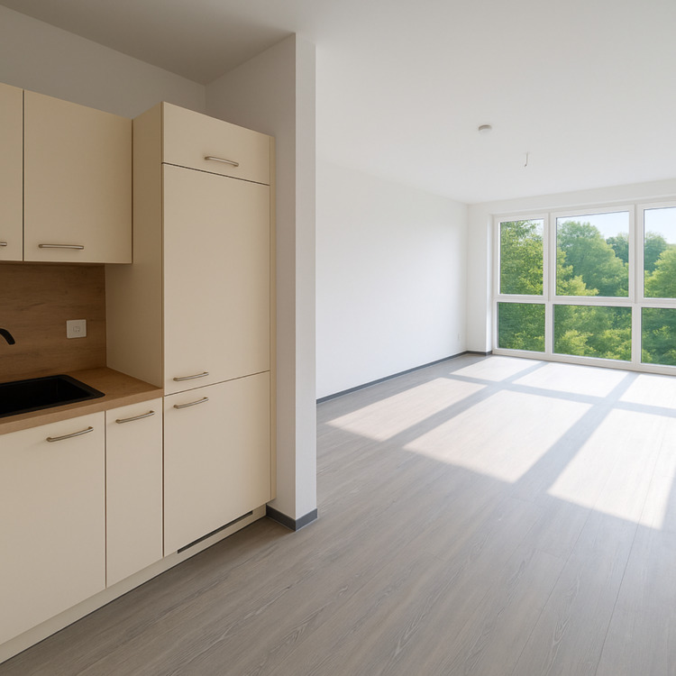 Thumbnail-Wohnung im Park an den Spreewiesen: 2 Zi., barrierefrei – Flexibler Einzug (April–Juli)