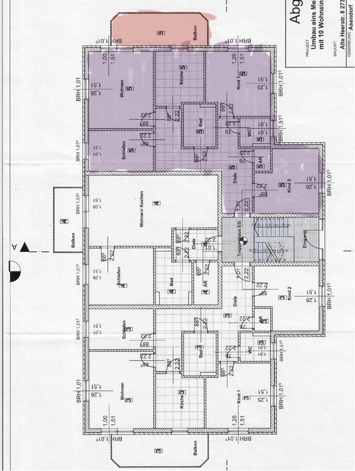 Thumbnail-4-Zi. Neubauwohnung in Asendorf ab sofort zu vermieten